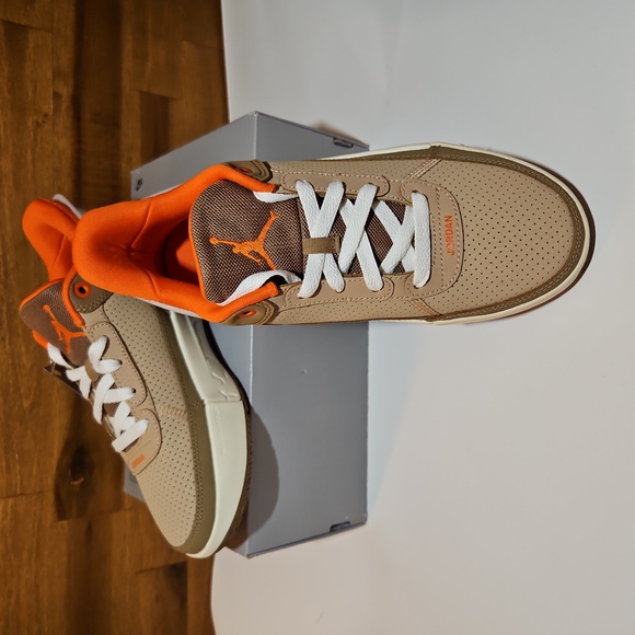 JordanDay 1E.O. Dark Driftwood Rattan Hemp Brillinat OrangeGS Boys